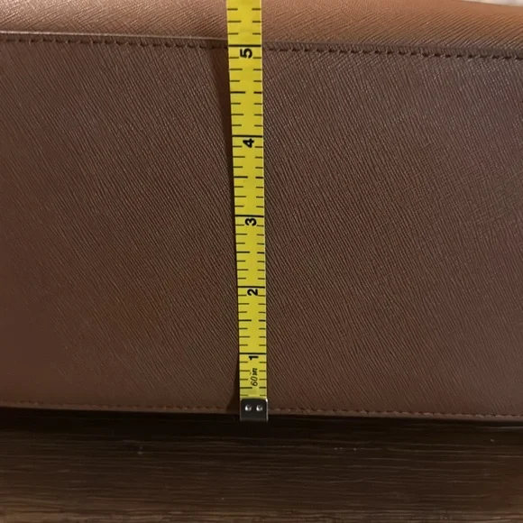 Michael Kors Rochelle Cognac Brown Large Saffiano Leather Bag NWT - Picture 16 of 16